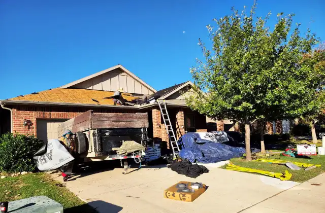 Dumpster In Driveway